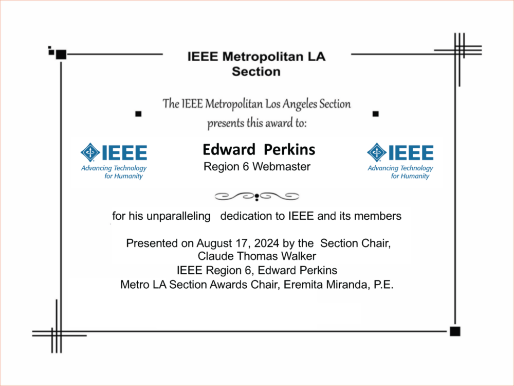 Edward Perkins Award 240817